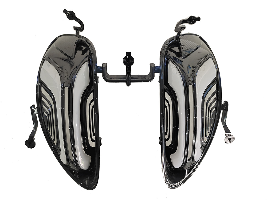 Automobile lighting parts 2K bezel